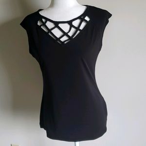 Black New York & Company Blouse
